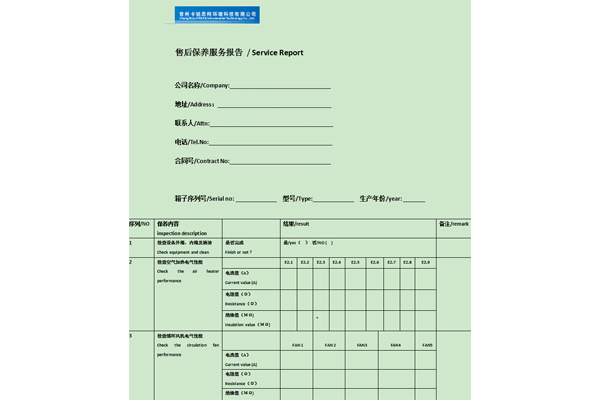 维修、保养数据采集和分析